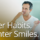 Woman and man brushing teeth